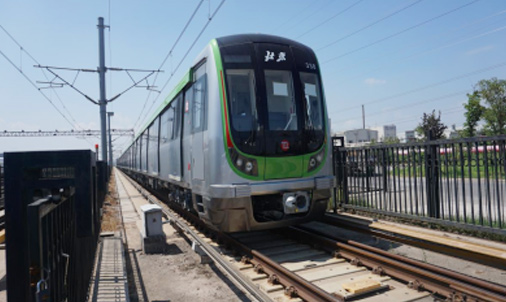 Glass fiber reinforced plastic (GFRP) outer cover for Beijing subway cab